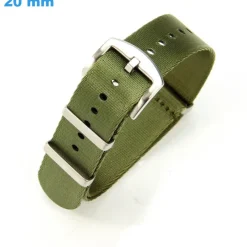 Bracelet de montre 20 mm Nylon Vert
