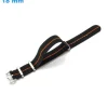 Bracelet de montre 18 mm Nylon Noir