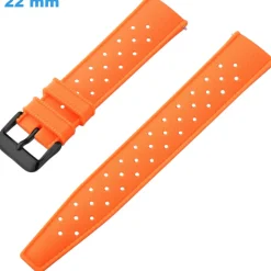Bracelet de montre 22 mm Silicone Orange