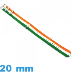 Bracelet de montre Irlande Nylon N.A.T.O 20 mm