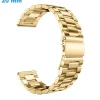 Bracelet Doré 20 mm Acier inoxydable montre fermoir Papillon