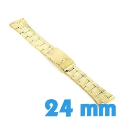 Bracelet doré acier pour montre