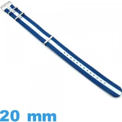 Bracelet 20mm de montre Nato Écosse tissu
