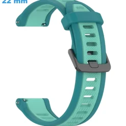 Bracelet montre 22 mm Caoutchouc Ardillon Vert