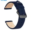 Bracelet montre 16 mm Cuir véritable boucle Ardillon Bleu