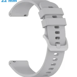 Bracelet montre 22 mm Silicone Gris Ardillon