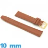 Bracelet montre Camel Vrai cuir  Rembourré 10mm