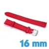 Bracelet montre cuir rouge 1.6 cm