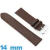 Bracelet montre Cuir Synthétique Vegan  Plat 14 mm