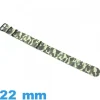 Bracelet Nato 22 mm pour montre Camo Textile Vert clair