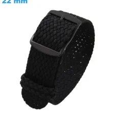 Bracelet Noir 22 mm Nylon montre