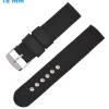 Bracelet Noir 18 mm Nylon pour montre