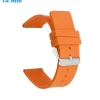 Bracelet Orange 14 mm Caoutchouc de montre