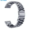 Bracelet Papillon Gris 20 mm Acier inoxydable pour montre