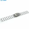 Bracelet Plastique fermoir Déployant montre Transparent 22 mm