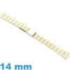 Bracelet pour Montre Bicolore Femme Acier 14 mm
