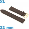 Bracelet pour montre XL Cuir véritable de veau lisse  22 mm