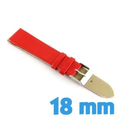 Bracelet rouge 18 mm