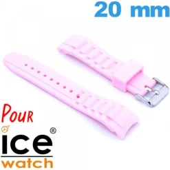 Bracelet Silicone 20 mm Rose montre Ice Watch