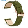 Bracelet Vert 18 mm Cuir véritable montre Ardillon