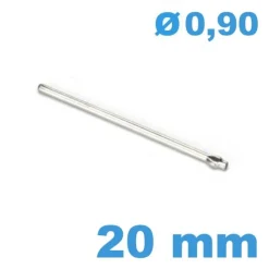 Clavette fendue 20 mm pour bracelet de montre diamètre 0.9 mm