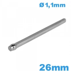 Clavette fendue taille 26mm pour Bracelet de Montre