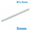 Clavette pour Bracelet de Montre 5mm - Diamètre 1,1mm