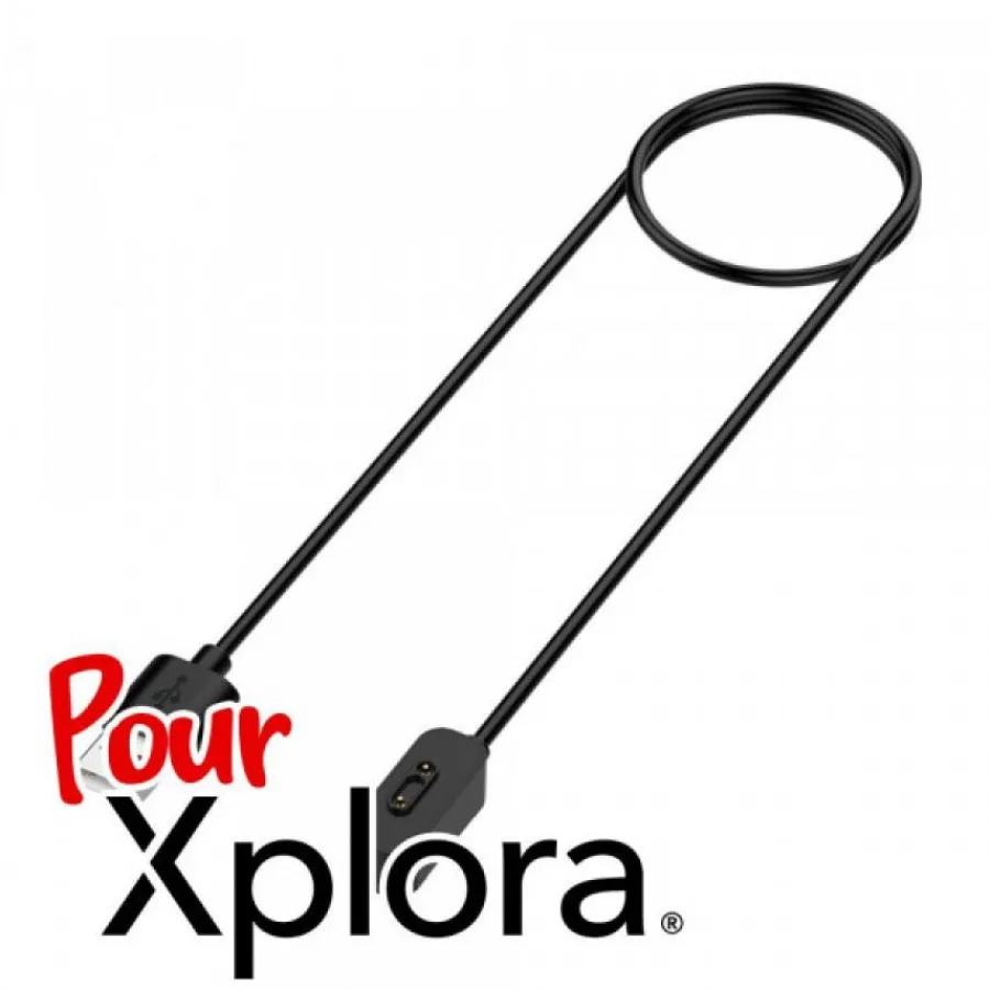 Cordon USB pour montre connectée XPLORA X5, X5 Play, X4,