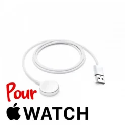 Cordon USB pour smartwatch Apple (Watch 5 Watch 7, Watch 2, Watch 6, Watch 1, Watch 3, ...) de rechange
