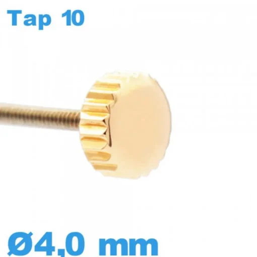 Couronne de montre - Cuivre / 4,0mm TAP 10