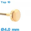 Couronne de montre TAP 10 tube long / 4,0 mm - Cuivre