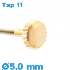 Couronne de montre TAP 11 tube long / 5,0 mm - Cuivre