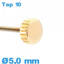 Couronne de Remontoir de Montre - Cuivre / 5,0 mm TAP 10