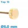 Couronne de Remontoir Montre TAP 13 / 6,0mm - Or rose