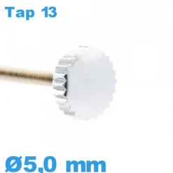 Couronne Montre - argenté / 5,0 mm TAP 13