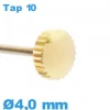Couronne Montre TAP 10 / 4,0mm - Doré
