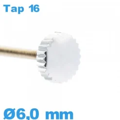 Couronne Montre TAP 16 / 6,0mm - argenté