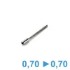 Extension de tige de remontoir Tap 7 (0.70)