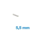 Goupille cylindrique diamètre 1.0 mm Longueur : 5.5mm bracelet métal