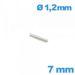 Goupille Droite 7 mm pour bracelet de Montre diam. 1,2 mm