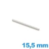 Goupille droite bracelet de montre diamètre 1.0 mm Longueur : 15.5mm