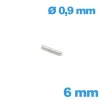 Goupille Droite Montre Acier 6 mm - diam. 0,90 mm
