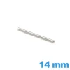 Goupille droite pour bracelet métal montre Longueur : 14mm diamètre 1.0 mm pas cher
