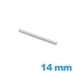 Goupille droite pour bracelet métal montre Longueur : 14mm diamètre 1.0 mm pas cher