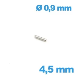 Goupille Droite pour Montre 4.5 mm - diamètre 0.9 mm