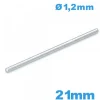 Goupille Droite taille 21 mm pour Bracelet Montre