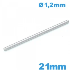 Goupille Droite taille 21 mm pour Bracelet Montre