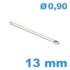 Goupille fendue 13 mm diamètre 0.9 mm pour bracelets métal montre
