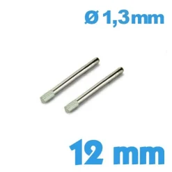 Goupille Moletée 12 mm diam. 1,30 mm - Lot de 2