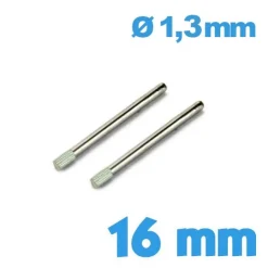 Goupille Moletée 16 mm diam. 1,30 mm - Lot de 2